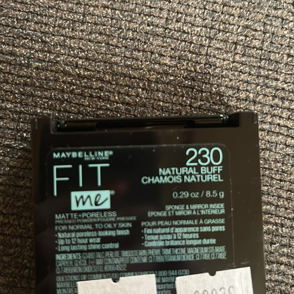Maybelline Natural Buff Setting Powder Matte Pore less - Picture 2 of 2